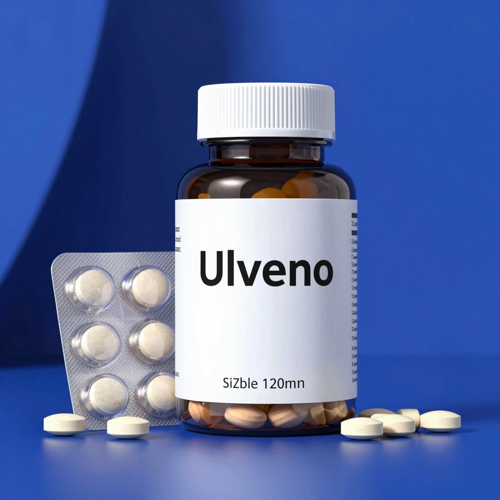 Ulveno product bottle and packaging displayed on clean surface